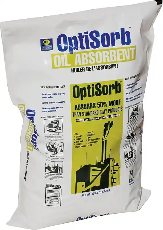 Optisorb 8925 All-purpose Granular Absorbent, 25 Lb Poly Bag, Odorless And Solid