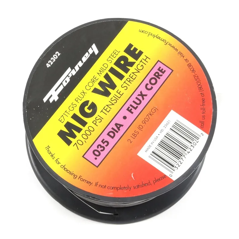 Flux Corded Mig Wire, 2-lb., .035-diameter