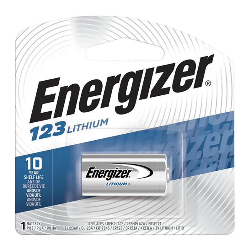 123 Lithium 3v Photo Battery - 1500 Mah, Long Lasting, 10 Year Shelf Life