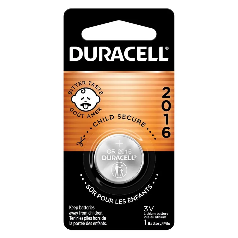 Lithium Coin 2016 3 V 75 Mah Security And Electronic Battery 1 Pk