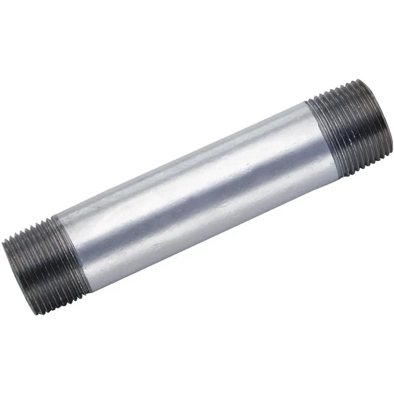 1 Inch X 4 Inch Welded Steel Galvanized Nipple - Schedule 40 Pipe