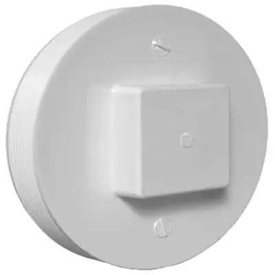 Schedule 40 4 In. Mpt X 4 In. D Mpt Pvc Clean-out Plug 1 Pk