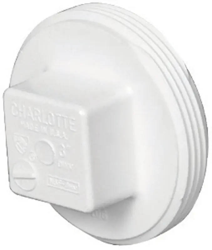 Schedule 40 3 In. Mpt Pvc Clean-out Plug 1 Pk