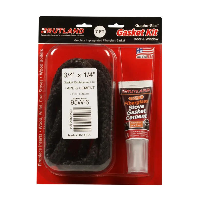 Grapho-glas Cement/fiberglass Flat Gasket Kit - Model 95w-6, 3/4 In. X 1/4 In.