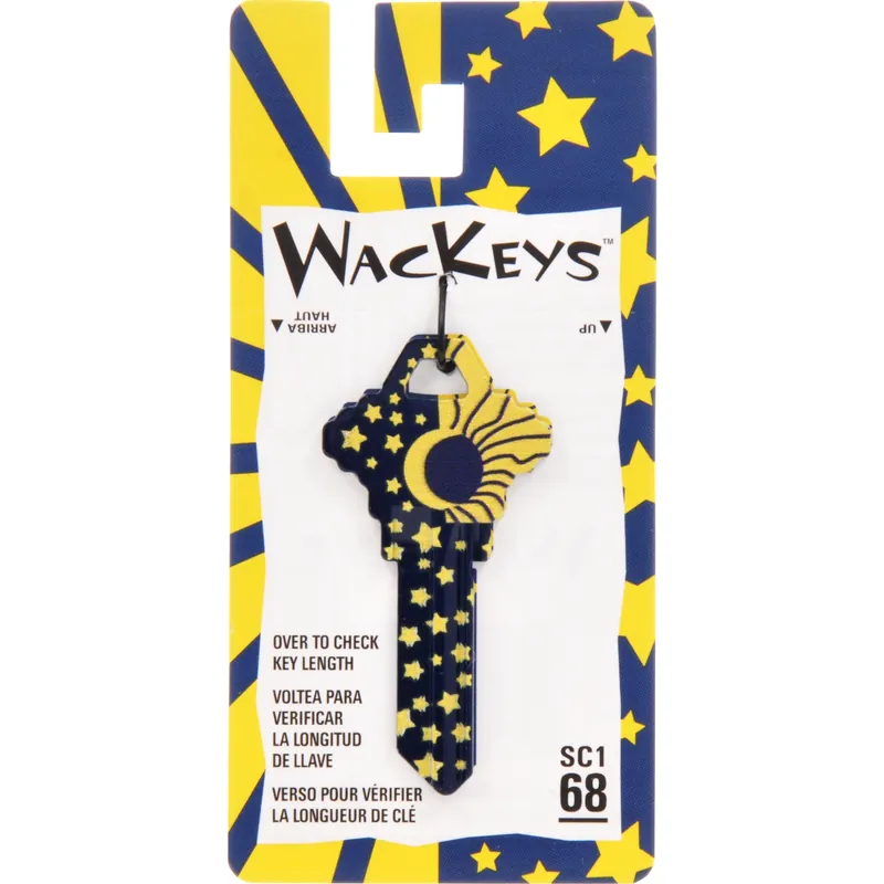 Wackey Sun & Moon House/office Universal Key Blank Single