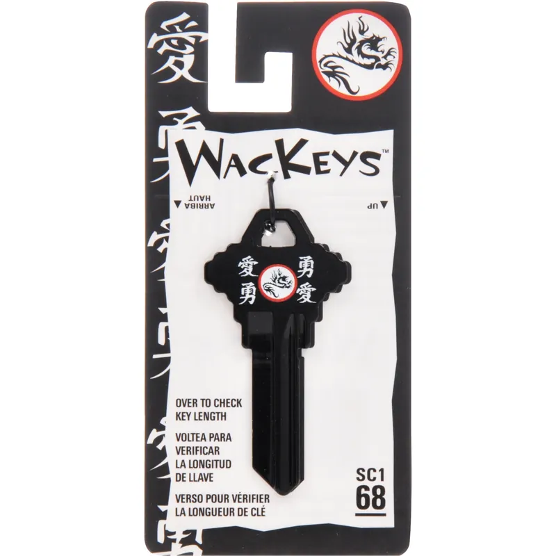 Wackey Dragon House/office Universal Key Blank Single