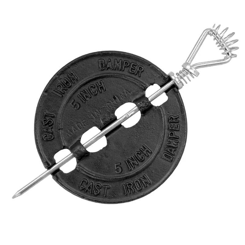 Cast Iron Stove Pipe Damper, 5 In.