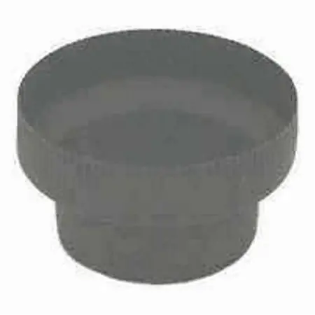 7 Inch X 6 Inch 24 Gauge Black Reducer Stove Pipe Fitting - Model 7x6-611