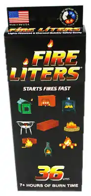 Wood Fiber Fire Starter 12 Min 36 Pk