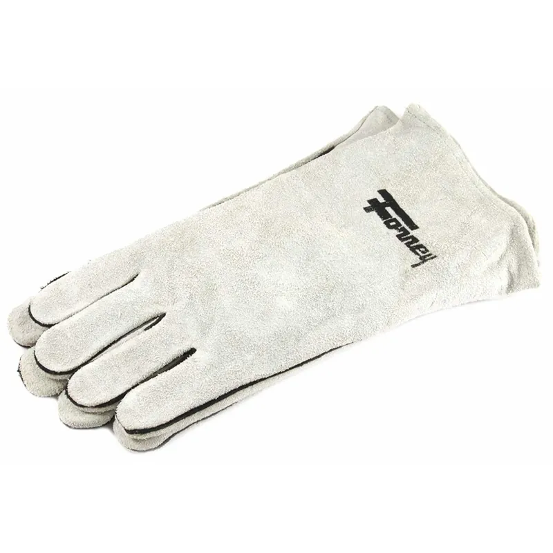 13.5 In. Cowhide Welding Gloves Gray L 1 Pk