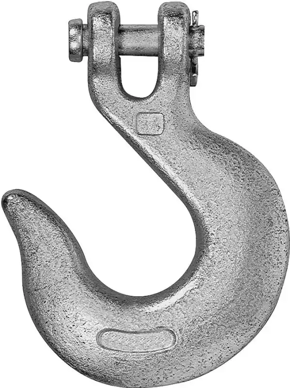 Clevis Slip Hook, Zinc Plated, 5/16 In.