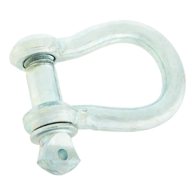 Anchor Shackle With Pin, Zinc Plated, 5/16 In.