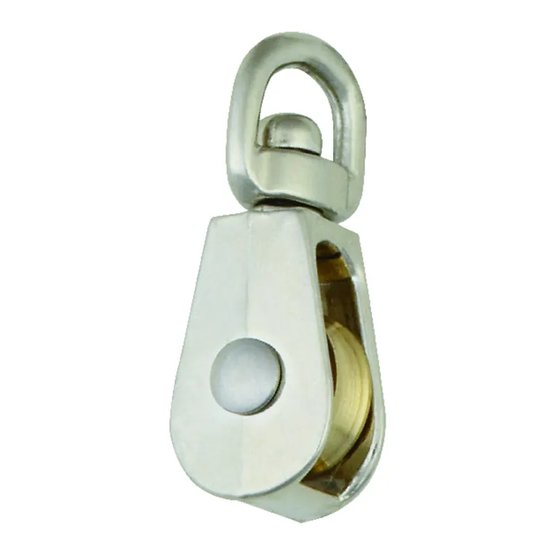 Rope Pulley, Single Swivel Eye, 3/4 In.