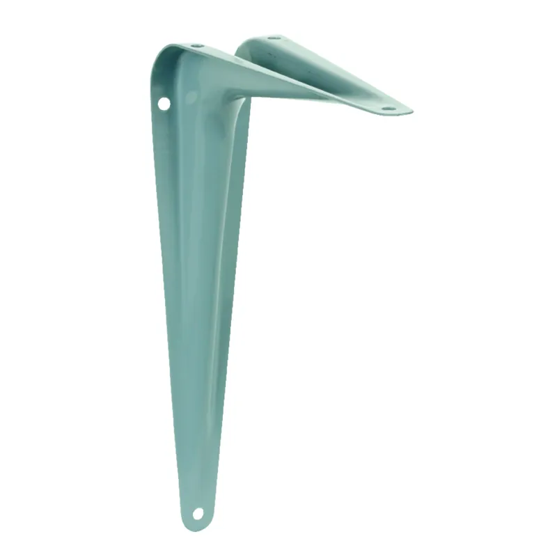 Gray Steel Shelf Support 18 Gauge 6 Inch Length 100 Pound Capacity