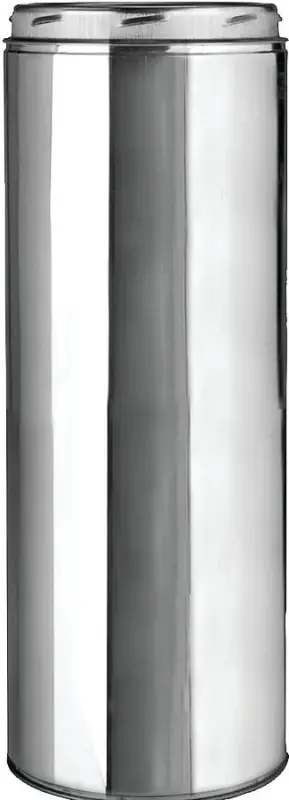 Sure-temp 8-inch X 18-inch Stainless Steel Double Wall Insulated Chimney Pipe