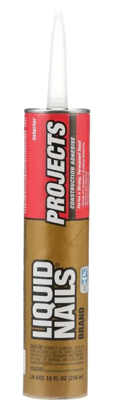 Construction Adhesive, Light Tan, 10-oz.