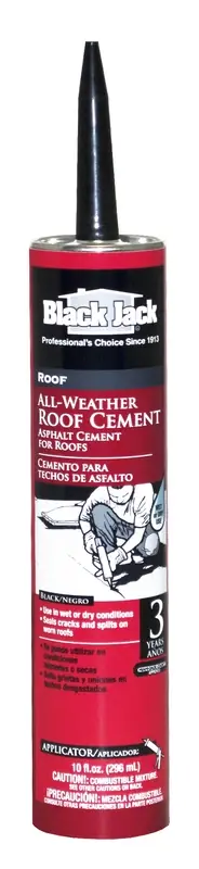 Wet/dry Surface Roof Cement, 10-oz.