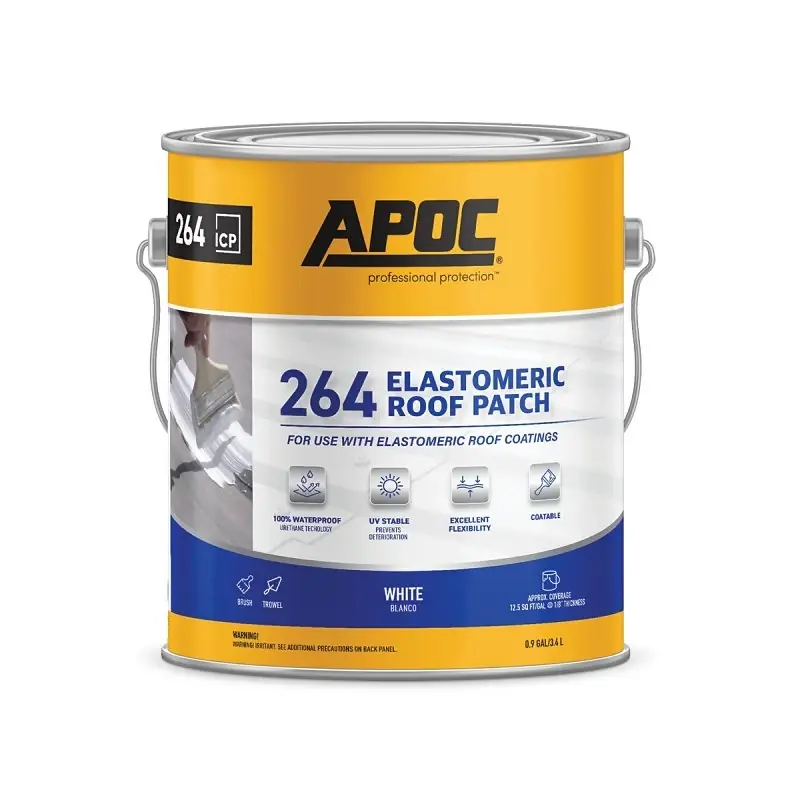 Apoc Gloss White Elastomeric Roof Sealant Ap-2641 1 Gallon Pail