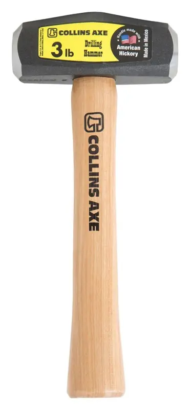 3 Lb Steel Drilling Hammer 10 In. Hickory Handle