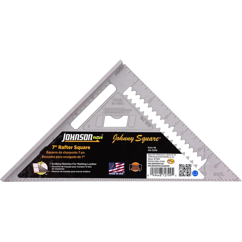 Aluminum Rafter Angle Square, 7-in.