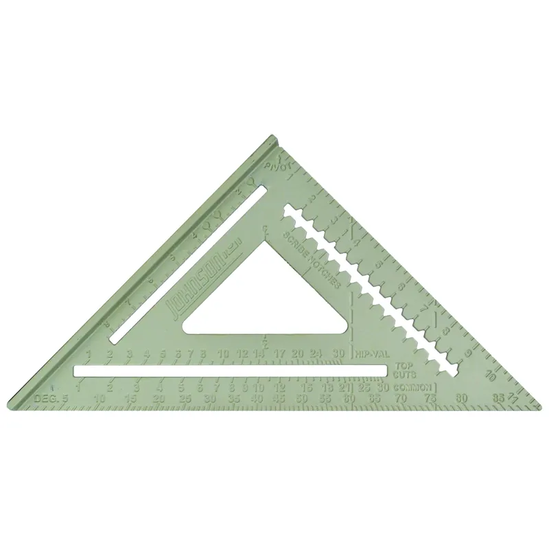 Johnny Square Aluminum Rafter Square, 12 In.
