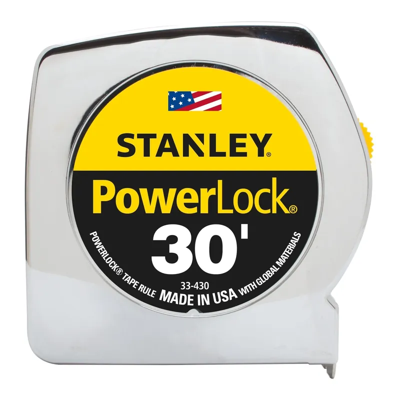 Powerlock 30 Ft. L X 1 In. W Compact Tape Measure 1 Pk