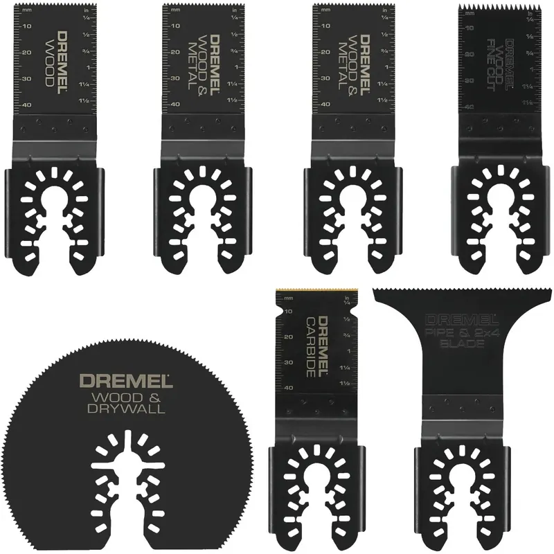 Steel Oscillating Blade Set Wood 7 Pc