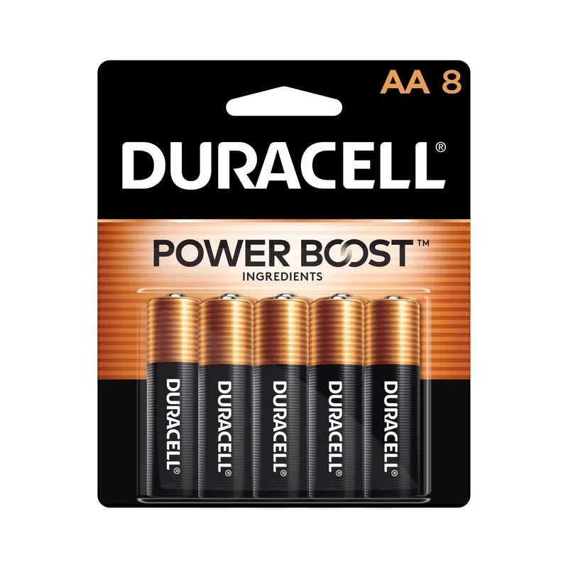 Coppertop Aa Alkaline Batteries 8 Pk Carded