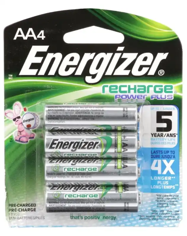 Nimh Aa 1.2 V 2.3 Mah Rechargeable Battery 4 Pk