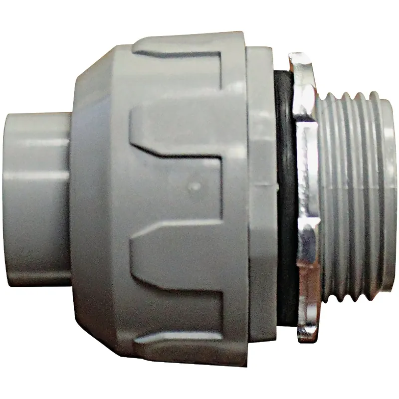Proconnex 3/4 In. D Plastic Straight Connector For Liquid Tight 1 Pk