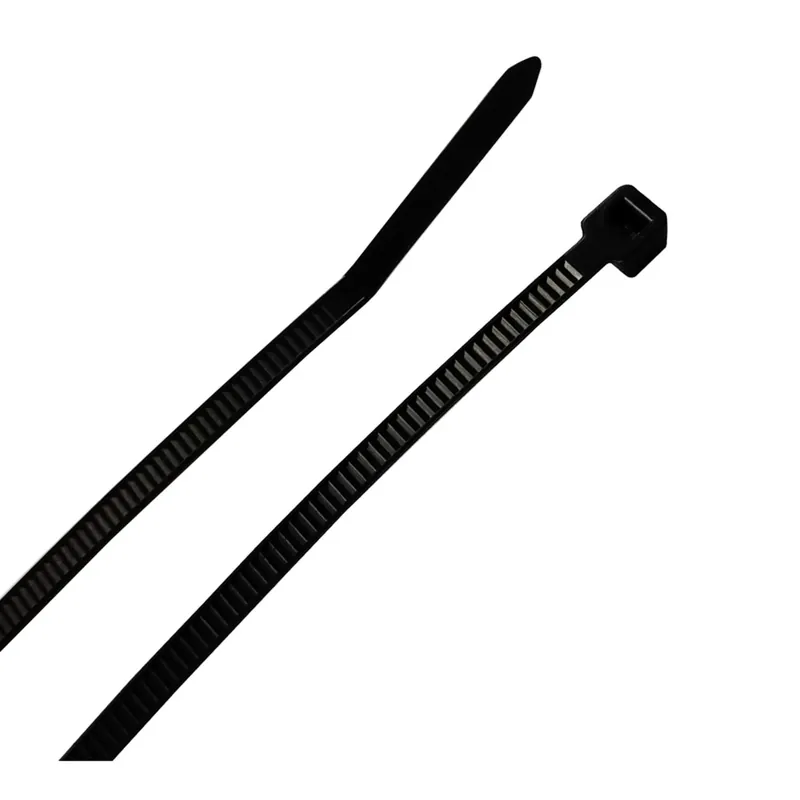 4 In. L Black Cable Tie 100 Pk