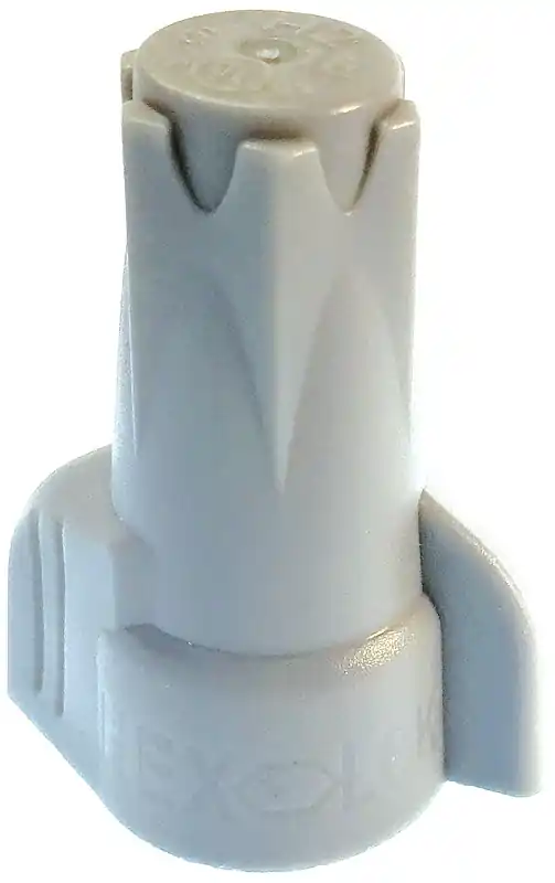 Hex-lok 14-6 Ga. Copper Wire Connectors Gray 15 Pk