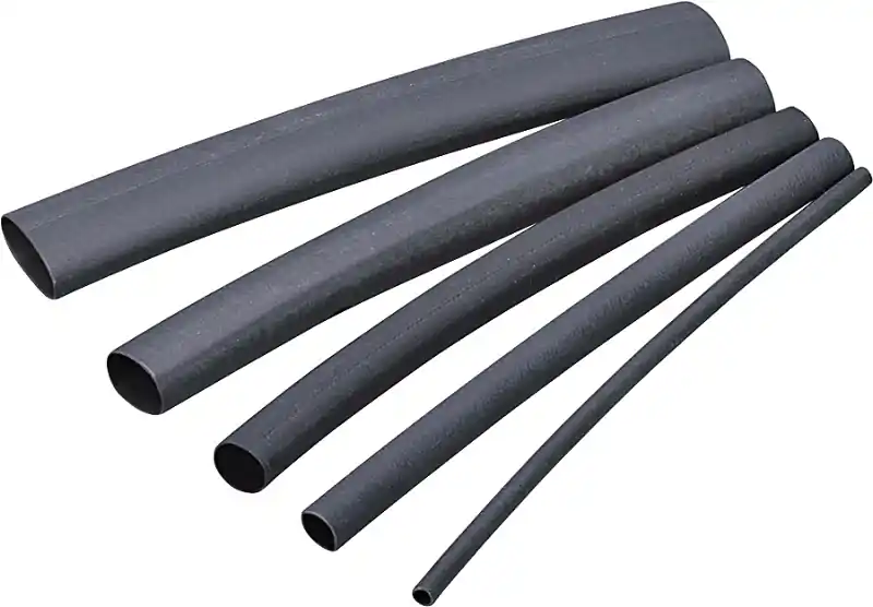 3/8 In. D Heat Shrink Tubing Black 3 Pk