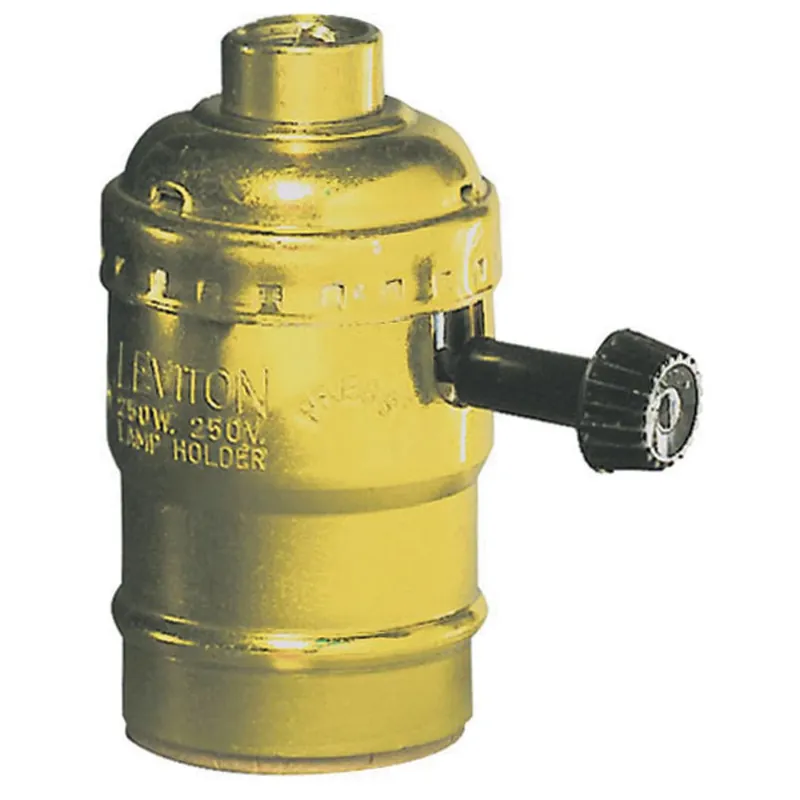 Aluminum Incandescent Medium Base Lampholder 1 Pk