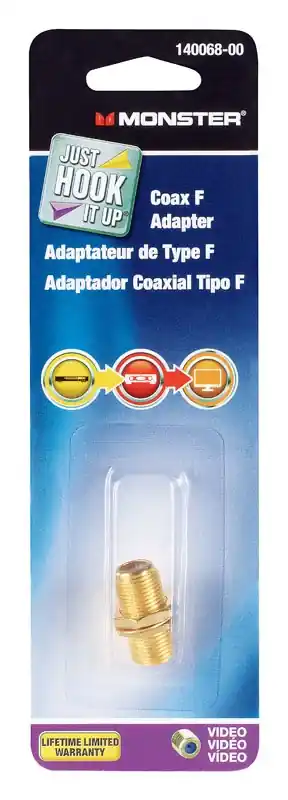 Just Hook It Up Coax F Adapter 900 Mhz 1 Pk