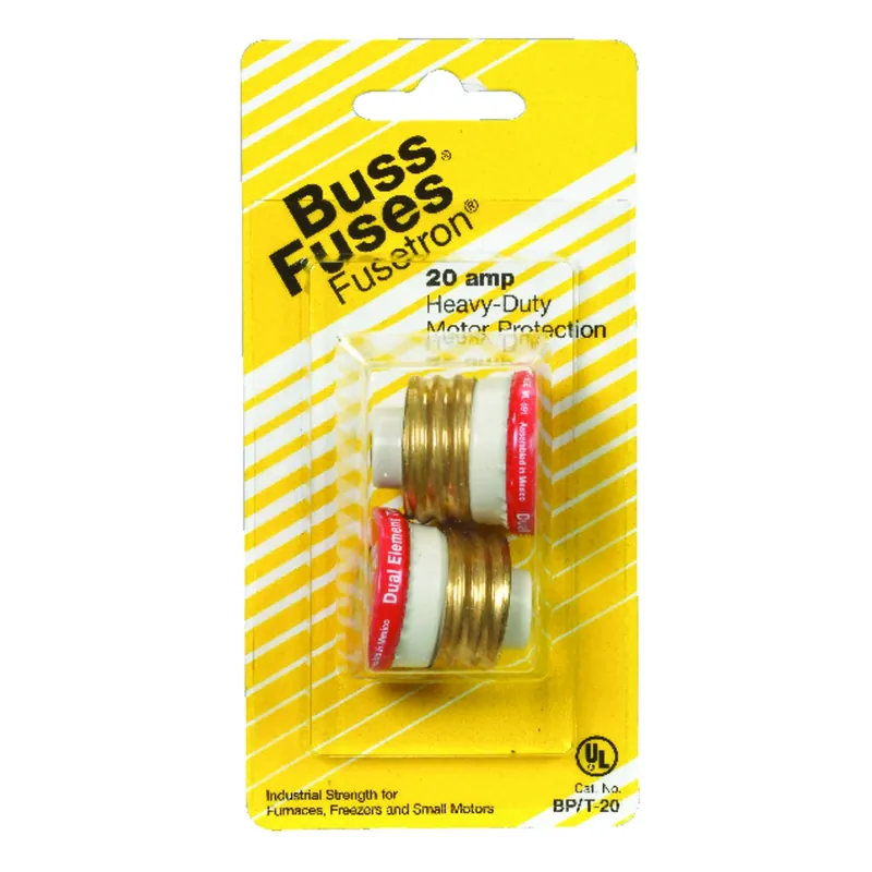 20 Amps Time Delay Plug Fuse 2 Pk