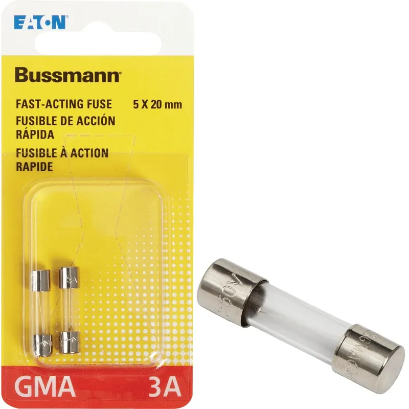 3 Amps Fast Acting Fuse 2 Pk