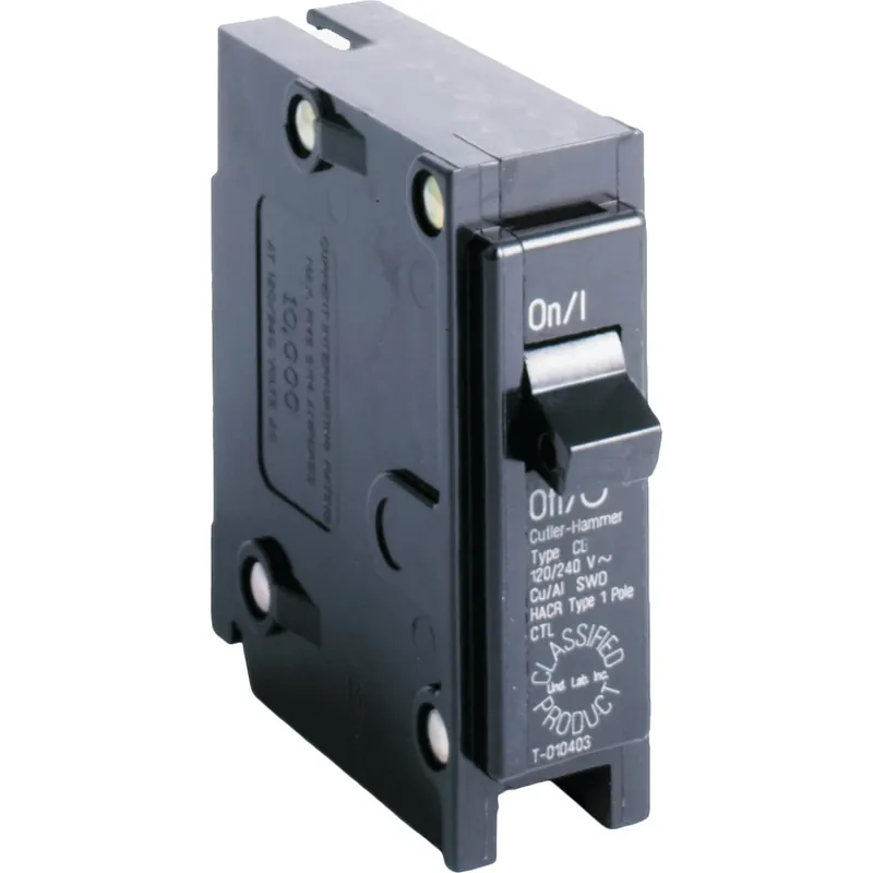 Single-pole Ul-classified Replacement Circuit Breaker, 20a, 120 Volt