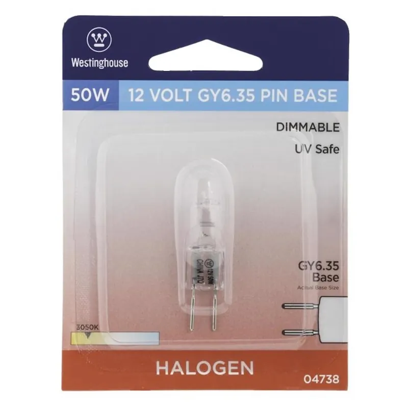 50 W T4 Decorative Halogen Bulb 900 Lm White 1 Pk