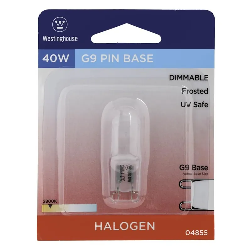 40 W T4 Decorative Halogen Bulb 460 Lm White 1 Pk