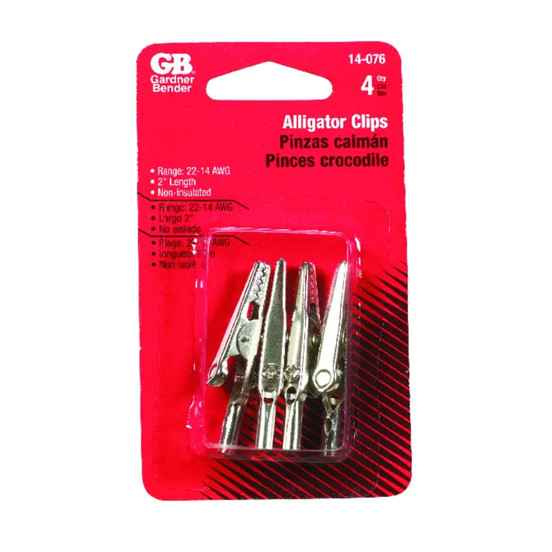 Alligator Clips 4 Pk