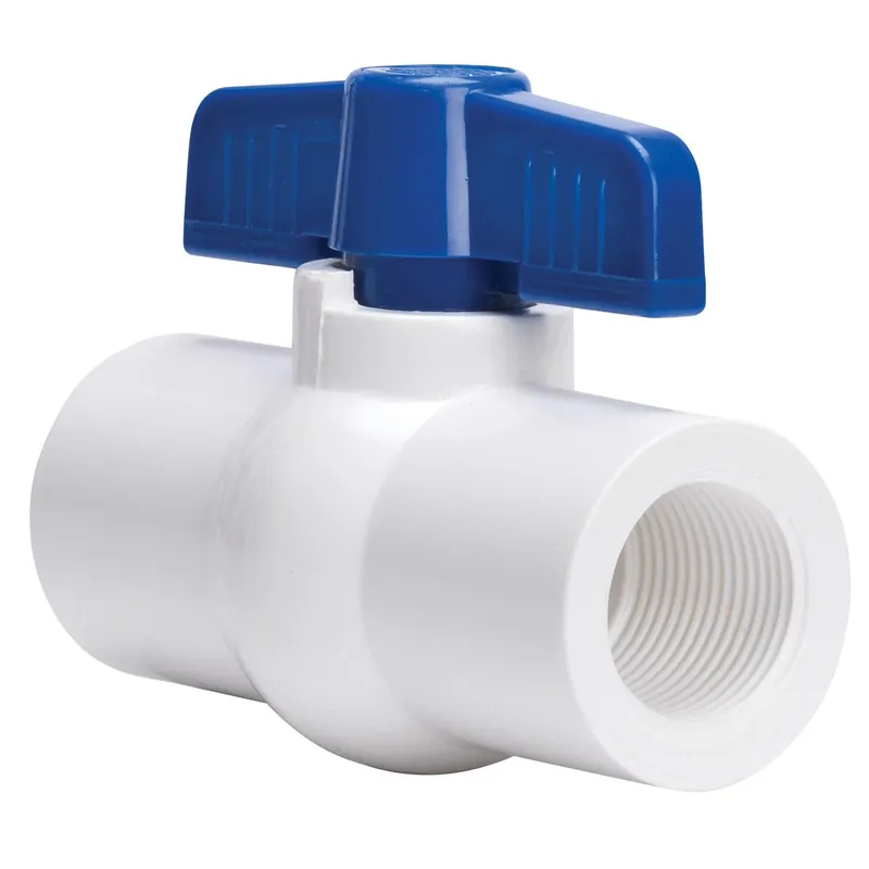 1 In. Pvc Fip Ball Valve Full Port For Cold Water Applications