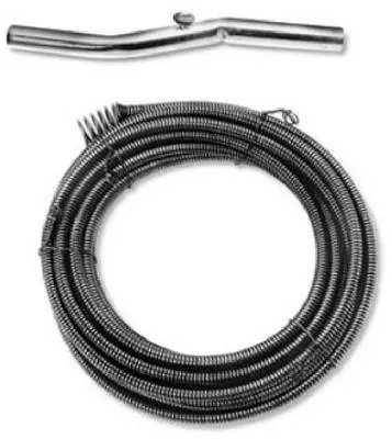 1/4" X 15‘ Wire Drain Auger With Speed Grip Handle And Storage Tote