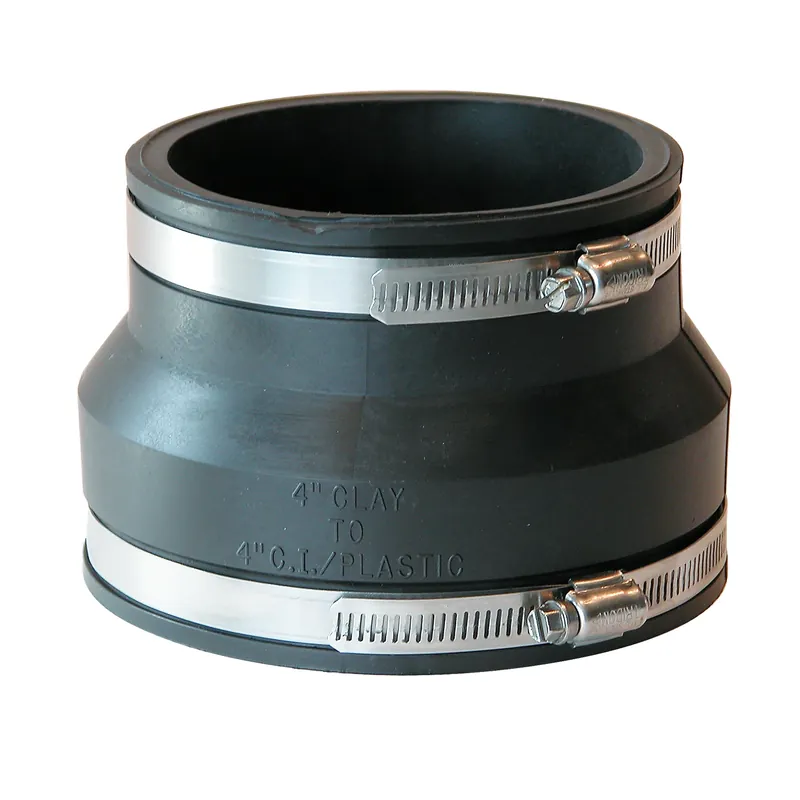 Schedule 40 4 In. Hub X 4 In. D Hub Pvc Flexible Coupling 1 Pk