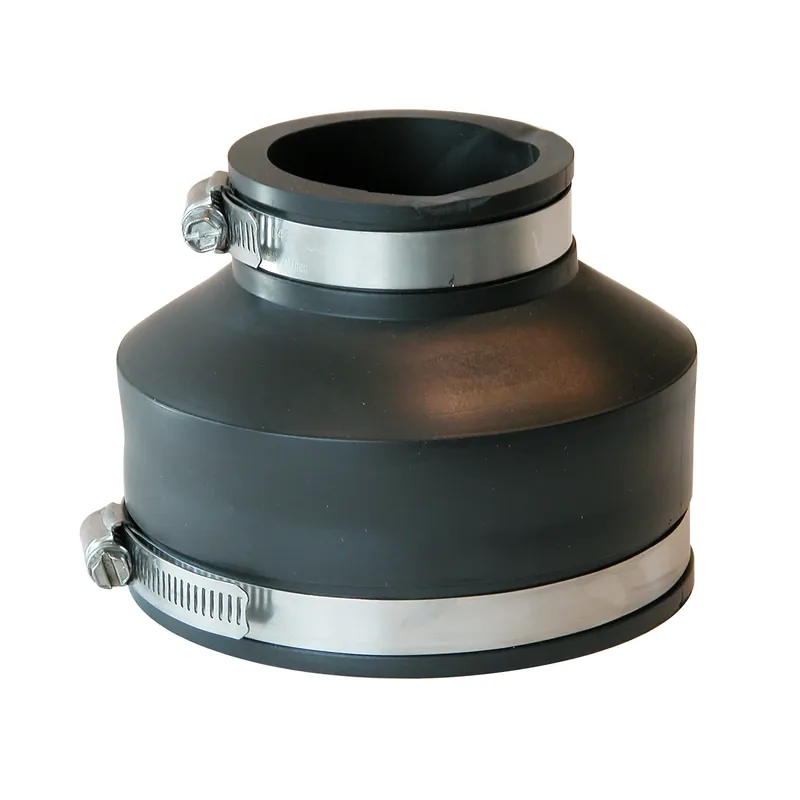 Schedule 40 4 In. Hub X 2 In. D Hub Pvc 5 In. Flexible Coupling 1 Pk