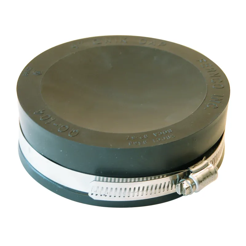 Schedule 40 4 In. Hub Hub Pvc Drain Cap 1 Pk