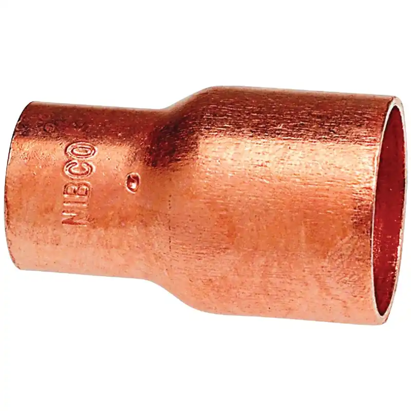 3/4 In. Sweat X 1/2 In. D Sweat Copper Coupling With Stop 1 Pk