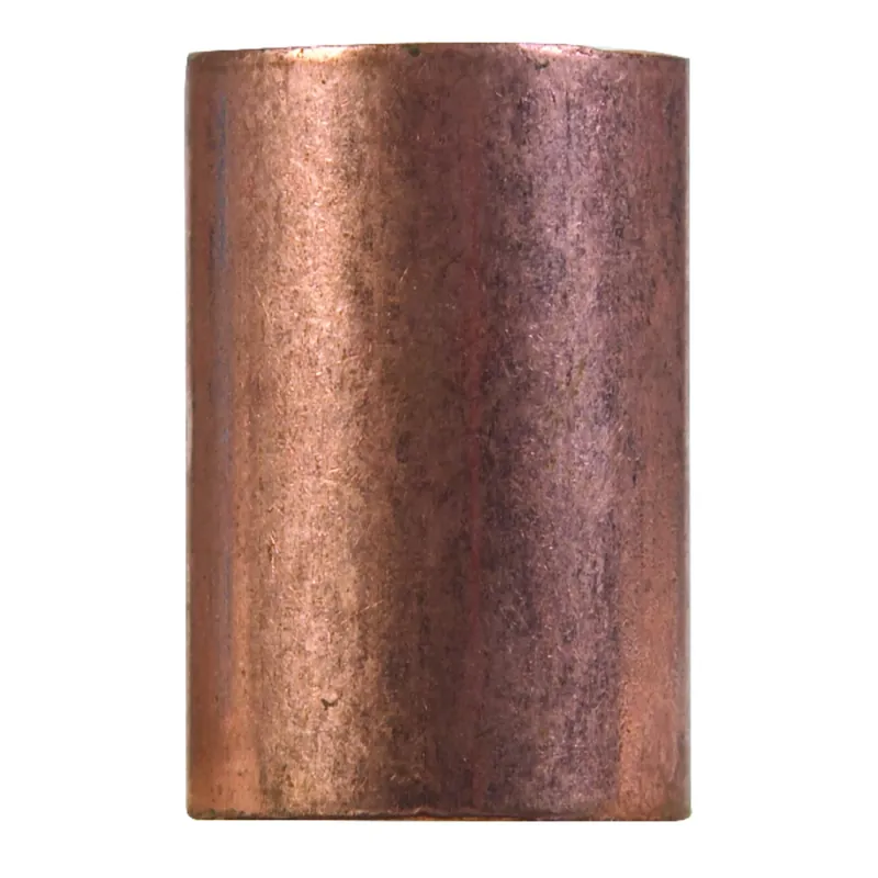 1 In. Sweat X 1 In. D Sweat Copper Coupling With Stop 1 Pk