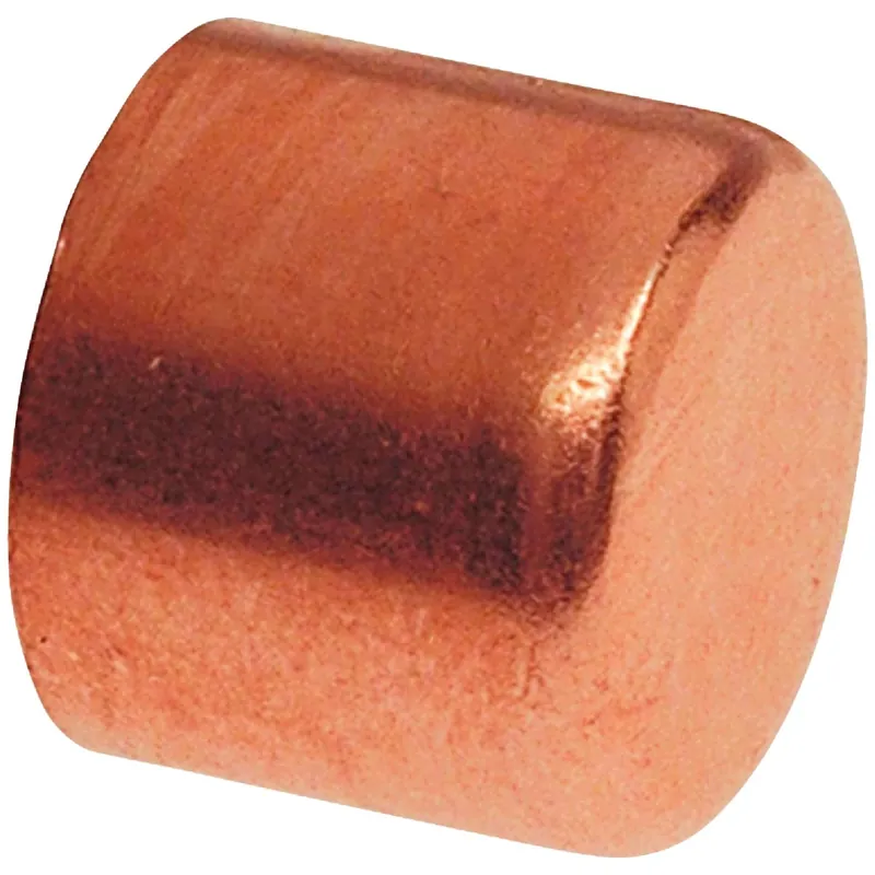 1 In. Sweat X 1 In. D Cap Copper Cap 1 Pk