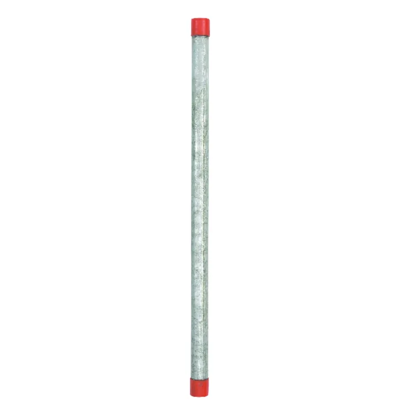 Galvanized Steel Pipe, 1/2 X 18 In.